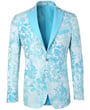Henk ter Horst Sommer Festliche sakko Barockstil Aqua
