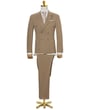 Kaufen Sie Henk ter Horst Flexx slim-fit 2-teilig doppelreihig Anzug mit Stretch Beige für nur 199,95 € bei Henk ter Horst fashion