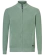 Kaufen Sie Baileys Strickjacke mit Reißverschluss aus 100% Baumwolle Feinstrick in Rippenstruktur Olivgrün für nur 109,95 € bei Henk ter Horst fashion