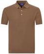 Kaufen Sie Baileys uni gebreide polo met korte mouw - 100% katoen Bruin für nur 45,50 € bei Henk ter Horst fashion