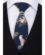 Kaufen Sie Henk ter Horst 100% katoenen stropdas met tropische boeket vogel print Donkerblauw für nur 39,95 € bei Henk ter Horst fashion