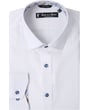 Kaufen Sie Henk ter Horst 100% katoenen business overhemd met lange mouw en bloemenprint in kraag Wit für nur 79,95 € bei Henk ter Horst fashion