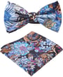 Kaufen Sie Henk ter Horst 100% katoenen vlinderstrik met bloemen paisley print Blauw für nur 39,95 € bei Henk ter Horst fashion