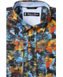 Kaufen Sie Henk ter Horst Casual Hemd | Abstrakter Print | Orange-Blau | 100% Baumwolle für nur 79,95 € bei Henk ter Horst fashion