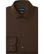 Olymp Luxor Hemd modern fit Dunkelbraun