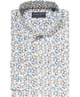 Kaufen Sie Chris Cayne Freizeithemd | Grafischer Kreisprint | Button-down | Camel-Blau für nur 39,95 € bei Henk ter Horst fashion