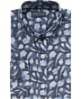 Kaufen Sie Chris Cayne Freizeithemd | Blätterprint | Button-down | Dunkelblau | 100% Baumwolle für nur 39,95 € bei Henk ter Horst fashion