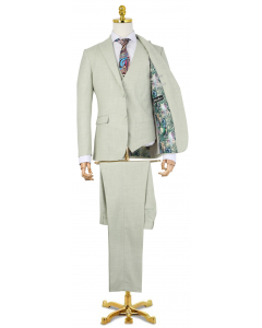 Henk ter Horst 3-teiliger Herrenanzug Hellgrün