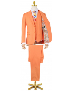 Henk ter Horst 3-teiliger Herrenanzug Orange