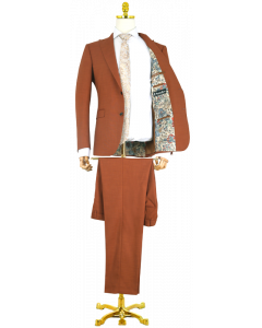 Kaufen Sie Henk ter Horst 2 delig herenkostuum met mooie voering. Opgesneden puntrever. Gemêleerd Cognac für nur 299,95 € bei Henk ter Horst fashion
