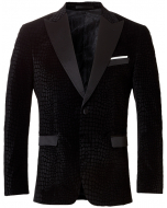 Kaufen Sie Henk ter Horst Velours Velvet Fluweel colbert Paisleyprint Zwart für nur 118,97 € bei Henk ter Horst fashion